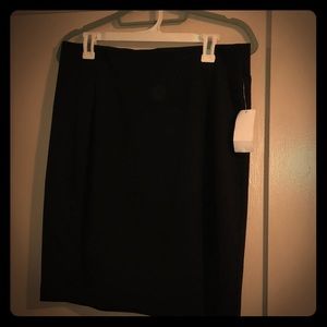 Black pencil skirt
